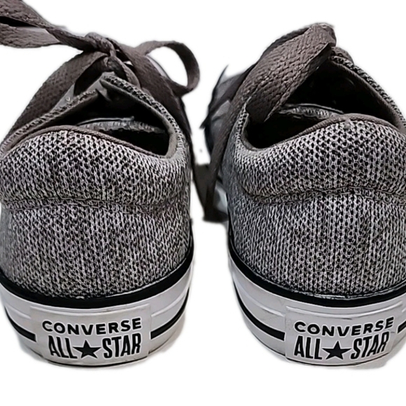 Converse All Star Sneaker Women Sz 8 Gray Textile Low-Top Lace-Up Skate Shoe - Picture 5 of 8